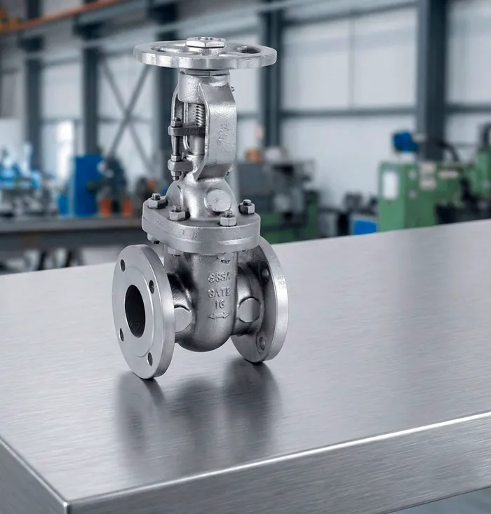Válvula gaveta de aço inox fundido