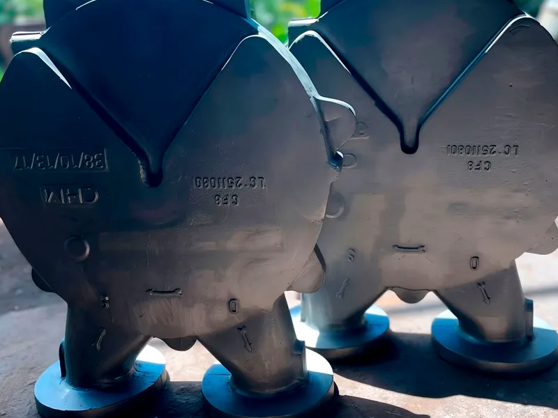 Rotores e volutas de bomba em aço fundido